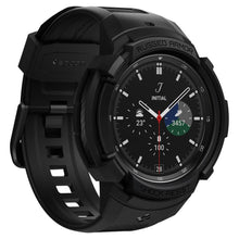 Заредете изображение във визуализатора на галерията – Spigen RUGGED ARMOR "PRO" GALAXY Watch 4 CLASSIC 46 MM MATTE BLACK - TopMag
