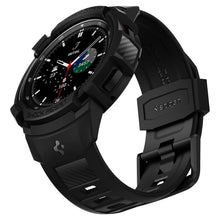 Заредете изображение във визуализатора на галерията – Spigen RUGGED ARMOR "PRO" GALAXY Watch 4 CLASSIC 46 MM MATTE BLACK - TopMag
