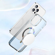 Заредете изображение във визуализатора на галерията – Kingxbar PQY Pure Series Magnetic Case for iPhone 13 Cover Sleeve Blue (MagSafe Compatible) - TopMag
