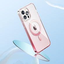 Заредете изображение във визуализатора на галерията – Kingxbar PQY Pure Series Magnetic Case for iPhone 13 Pro Housing Cover Red (MagSafe Compatible) - TopMag
