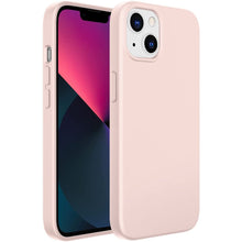 Заредете изображение във визуализатора на галерията – Kingxbar PQY Silicone Series Magnetic Case for iPhone 13 Pro Silicone Case Cover Pink (MagSafe Compatible) - TopMag
