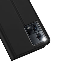 Заредете изображение във визуализатора на галерията – Dux Ducis Skin Pro case for Motorola Edge 30 Fusion flip cover card wallet stand black
