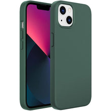 Заредете изображение във визуализатора на галерията – Kingxbar PQY Silicone Series Magnetic Case for iPhone 13 Pro Silicone Cover Cover Green (MagSafe Compatible) - TopMag
