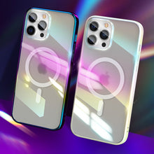 Заредете изображение във визуализатора на галерията – Kingxbar PQY Nebula Series Magnetic Case for iPhone 13 Pro Housing Cover Purple (MagSafe Compatible) - TopMag
