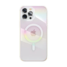 Заредете изображение във визуализатора на галерията – Kingxbar PQY Nebula Series Magnetic Case for iPhone 13 Pro Housing Cover White (MagSafe Compatible) - TopMag
