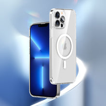 Заредете изображение във визуализатора на галерията – Kingxbar PQY Crystal Series Magnetic Case for iPhone 13 Pro Housing Clear Cover (MagSafe Compatible) - TopMag
