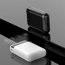 Заредете изображение във визуализатора на галерията – Dudao Portable 10000mAh USB Power Bank Black (K3Pro mini) - TopMag
