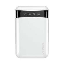 Заредете изображение във визуализатора на галерията – Dudao Portable USB Power Bank 10000mAh White (K3Pro mini) - TopMag
