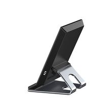 Заредете изображение във визуализатора на галерията – Dudao Fast Wireless Charger With 15W Aluminum Stand Black (A10Pro) - TopMag
