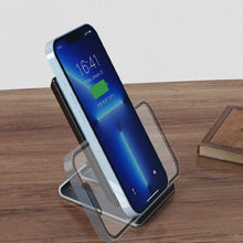 Заредете изображение във визуализатора на галерията – Dudao Fast Wireless Charger With 15W Aluminum Stand Black (A10Pro) - TopMag
