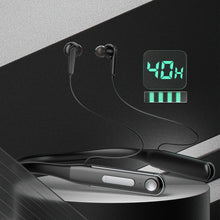 Заредете изображение във визуализатора на галерията – Dudao sports in-ear bluetooth headphones neckband 400mAh black (U5Max) - TopMag
