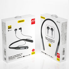 Заредете изображение във визуализатора на галерията – Dudao sports in-ear bluetooth headphones neckband 400mAh black (U5Max) - TopMag
