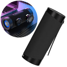 Заредете изображение във визуализатора на галерията – Dudao Wireless Bluetooth Speaker 5.0 RGB Light Black (Y10Pro) - TopMag
