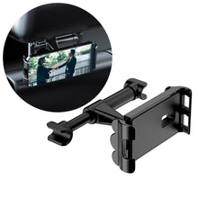 Заредете изображение във визуализатора на галерията – Dudao car holder for headrest for phone / tablet black (F7R) - TopMag
