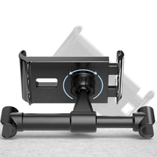 Заредете изображение във визуализатора на галерията – Dudao car holder for headrest for phone / tablet black (F7R) - TopMag
