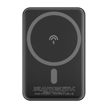 Заредете изображение във визуализатора на галерията – Dudao Wireless Powerbank MagSafe 5000mAh Black (K14S) - TopMag
