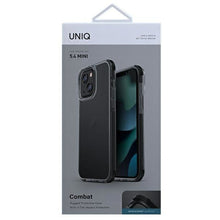 Заредете изображение във визуализатора на галерията – UNIQ etui Combat iPhone 13 mini 5,4" czarny/carbon black - TopMag
