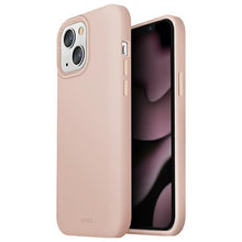 Заредете изображение във визуализатора на галерията – UNIQ etui Lino Hue iPhone 13 6,1" różowy/blush pink MagSafe - TopMag
