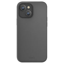 Заредете изображение във визуализатора на галерията – UNIQ etui Lino Hue iPhone 13 6,1" szary/charcoal grey MagSafe - TopMag
