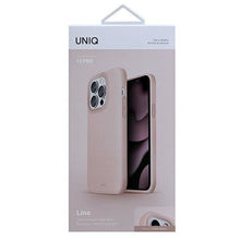 Заредете изображение във визуализатора на галерията – UNIQ etui Lino iPhone 13 Pro / 13 6,1" różowy/blush pink - TopMag
