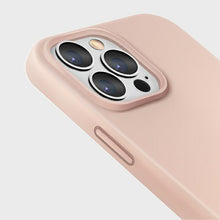 Заредете изображение във визуализатора на галерията – UNIQ etui Lino iPhone 13 Pro Max 6,7" różowy/blush pink - TopMag

