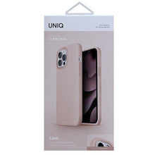 Заредете изображение във визуализатора на галерията – UNIQ etui Lino iPhone 13 Pro Max 6,7" różowy/blush pink - TopMag
