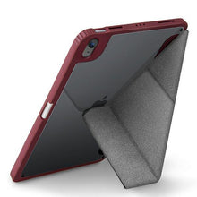 Заредете изображение във визуализатора на галерията – UNIQ etui Moven iPad Mini (2021) Antimicrobial bordowy/burgundy - TopMag
