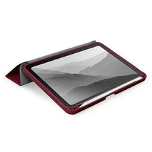 Заредете изображение във визуализатора на галерията – UNIQ etui Moven iPad Mini (2021) Antimicrobial bordowy/burgundy - TopMag
