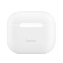 Заредете изображение във визуализатора на галерията – Baseus super thin silicone case for Apple Airpods 3 white (WIAPPOD-CBZ02) - TopMag
