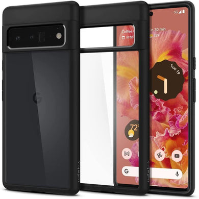 SPIGEN ULTRA HYBRID GOOGLE PIXEL 6 PRO MATTE BLACK - TopMag