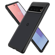 Заредете изображение във визуализатора на галерията – SPIGEN ULTRA HYBRID GOOGLE PIXEL 6 PRO MATTE BLACK - TopMag
