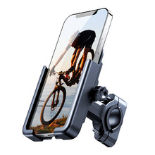 Заредете изображение във визуализатора на галерията – Wozinsky metal bicycle phone holder, scooters black (WBHBK3) - TopMag
