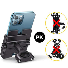 Заредете изображение във визуализатора на галерията – Wozinsky metal bicycle phone holder, scooters black (WBHBK3) - TopMag
