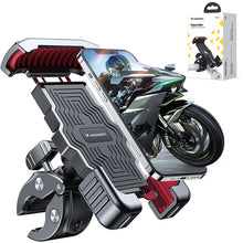 Заредете изображение във визуализатора на галерията – Wozinsky metal armored phone / scooter bike holder black (WBHBK4) - TopMag
