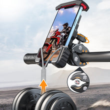 Заредете изображение във визуализатора на галерията – Wozinsky metal armored phone / scooter bike holder black (WBHBK4) - TopMag

