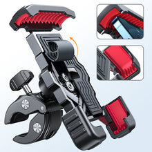 Заредете изображение във визуализатора на галерията – Wozinsky metal armored phone / scooter bike holder black (WBHBK4) - TopMag
