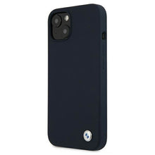 Заредете изображение във визуализатора на галерията – Etui BMW BMHCP13SSILNA iPhone 13 mini 5,4" granatowy/navy hardcase Silicone Signature - TopMag
