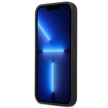 Заредете изображение във визуализатора на галерията – Mercedes MEHCP13SPSQBK iPhone 13 mini 5,4" czarny/black hardcase Leather Stars Pattern - TopMag
