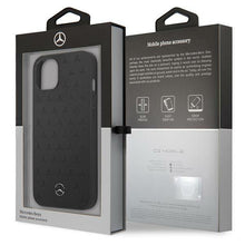Заредете изображение във визуализатора на галерията – Mercedes MEHCP13SPSQBK iPhone 13 mini 5,4" czarny/black hardcase Leather Stars Pattern - TopMag
