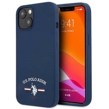 Заредете изображение във визуализатора на галерията – US Polo USHCP13SSFGV iPhone 13 mini 5,4" granatowy/navy Silicone Collection - TopMag
