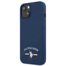 Заредете изображение във визуализатора на галерията – US Polo USHCP13SSFGV iPhone 13 mini 5,4" granatowy/navy Silicone Collection - TopMag
