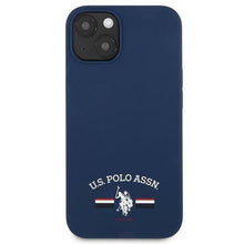 Заредете изображение във визуализатора на галерията – US Polo USHCP13SSFGV iPhone 13 mini 5,4" granatowy/navy Silicone Collection - TopMag
