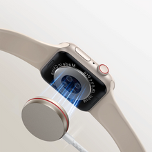 Заредете изображение във визуализатора на галерията – Joyroom 2 in 1 Lightning cable and inductive charger for Apple Watch 1.5m white (S-IW011)
