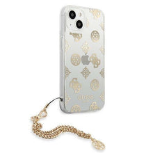 Заредете изображение във визуализатора на галерията – Guess GUHCP13SKSPEGO iPhone 13 mini 5,4" złoty/gold hardcase Peony Chain Collection - TopMag
