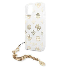 Заредете изображение във визуализатора на галерията – Guess GUHCP13SKSPEGO iPhone 13 mini 5,4" złoty/gold hardcase Peony Chain Collection - TopMag
