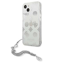 Заредете изображение във визуализатора на галерията – Guess GUHCP13SKSPESI iPhone 13 mini 5,4" srebrny/silver hardcase Peony Chain Collection - TopMag
