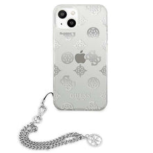 Заредете изображение във визуализатора на галерията – Guess GUHCP13SKSPESI iPhone 13 mini 5,4" srebrny/silver hardcase Peony Chain Collection - TopMag
