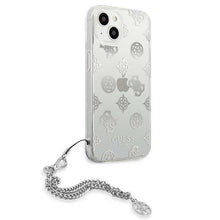 Заредете изображение във визуализатора на галерията – Guess GUHCP13SKSPESI iPhone 13 mini 5,4" srebrny/silver hardcase Peony Chain Collection - TopMag
