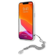 Заредете изображение във визуализатора на галерията – Guess GUHCP13SKSPESI iPhone 13 mini 5,4" srebrny/silver hardcase Peony Chain Collection - TopMag
