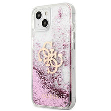 Заредете изображение във визуализатора на галерията – Guess GUHCP13SLG4GPI iPhone 13 mini 5,4" różowy/pink hardcase 4G Big Liquid Glitter - TopMag
